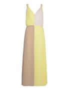 D6Ruelle Colourblock Dress Yellow Dante6