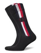 Th Men Sock 2P Iconic Stripe Black Tommy Hilfiger