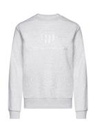 Reg Tonal Shield C-Neck Sweat Grey GANT