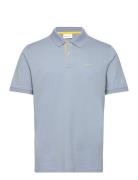 Reg Contrast Pique Ss Polo Blue GANT