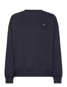 Rel Shield C-Neck Sweat Navy GANT