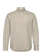 Reg Archive Oxford Check Shirt Beige GANT