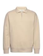 Logo Half Zip Beige GANT