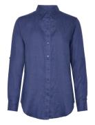 Linen Shirt Blue Lauren Ralph Lauren