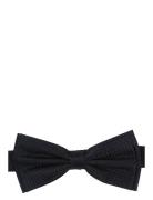 Solid Silk Bow Tie Black Portia 1924