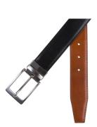 Full Grain Leather Belt Reversable Black Portia 1924