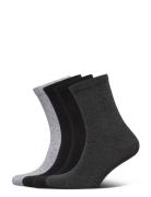 4 Pack Sock Plain Grey Lindex