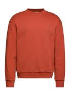 Crew Sweatshirt Orange Les Deux