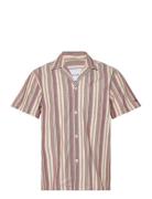 Lawson Stripe Ss Shirt Red Les Deux