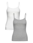 2 Pack Cami With Lace Grey Tommy Hilfiger