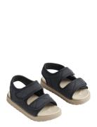 Sandal Open Toe Healy Navy Wheat