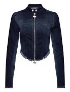 Tight Denim Shirt Blue Cannari Concept