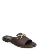 Buckle Sandal Brown Apair