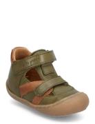Walkers™ Velcro Sandal Khaki Pom Pom