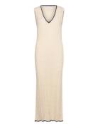 Lia Ecru Maxi Dress Cream ALOHAS