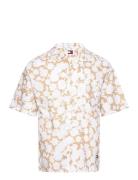 Tjm Rlx Floral Aop Camp Shirt White Tommy Jeans