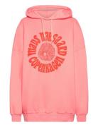 Organic Sweat Harvey Hoodie Pink Mads Nørgaard