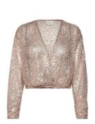 D6Crazyabout Sequins Cardigan Gold Dante6