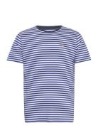 Shield Stripe Pajama T-Shirt Blue GANT