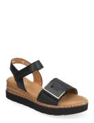 Wedge Sandal Black Gabor