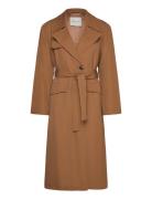 Fluid Belted Coat Brown GANT