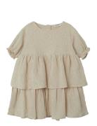 Nmffauna Ss Loose Dress Lil Beige Lil'Atelier