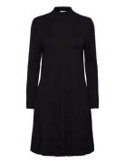 Vicomfy A-Line Rollneck Knit Dress/Su/Pb Black Vila