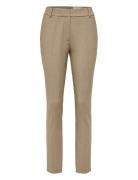 Slfrita Mw Slim Pant Camel Mlg B Noos Beige Selected Femme