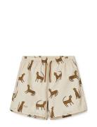 Duke Printed Board Shorts Cream Liewood