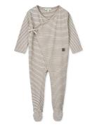 Bolde Baby Stripe Jumpsuit Cream Liewood