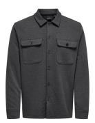 Onsnewkodyl Overshirt Sweat Grey ONLY & SONS