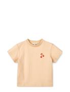 Sixten Placement Shortsleeve T-Shirt Yellow Liewood