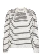 Striped Sweatshirt Cream Mango