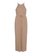 Slfanola Sl Str Ankle Dress Beige Selected Femme