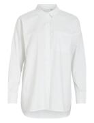 Vidarma L/S Loose Button Shirt - Noos White Vila