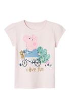 Nmfjasmine Peppapig Ss Top Cplg Pink Name It