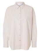 Slfnova Ls Oxford Shirt Noos White Selected Femme