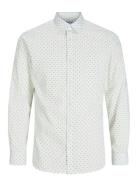 Jjjoe Print Shirt Ls Aw24 White Jack & J S