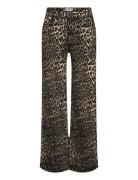 Onljuicy-Anlie Hw Wide Aop Pant Pnt Brown ONLY