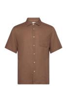 Regular-Fit Linen Shirt With Pocket Brown Mango