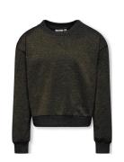 Koglaura L/S Short Glitter O-Neck Ub Swt Black Kids Only