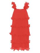 Yasfiline Strap Dress - Ka Event Red YAS