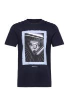 Printed T-Shirt Navy Tom Tailor