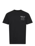 T-Shirt Regular Black Replay