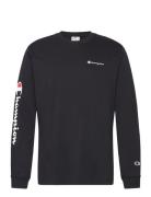 Crewneck Long Sleeve T-Shirt Black Champion