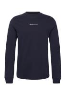 Rounded Hem Longsleeve Navy Tom Tailor