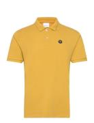 Toke Basic Badge Polo - Gots/Vegan Yellow Knowledge Cotton Apparel