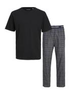 Jacbasic Tee And Woven Pants Giftb Jnr Black Jack & J S