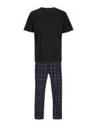 Jacbasic Tee And Woven Pants Giftbox Black Jack & J S