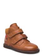 Boots - Flat - With Velcro Brown ANGULUS